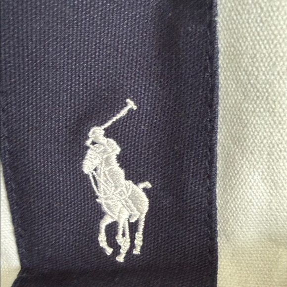 Polo by Ralph Lauren Navy and Brown Duffel Bag - Picture 4 of 4